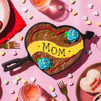Seasoned Cast Iron Heart Skillet
