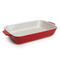 Large Stoneware Casserole Dish. 13 x 9 Inch