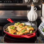 11 Inch Essential Enamel Cast Iron Skillet