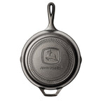 10.25 Inch Seasoned Cast Iron Skillet. John Deere Logo