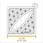 Cast Iron Fluted Cake Pan with Red Potholders