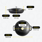 Blacklock 4 Quart Lightweight Cast Iron Braiser