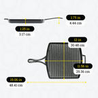 Blacklock 12 Inch Lightweight Cast Iron Grill Pan