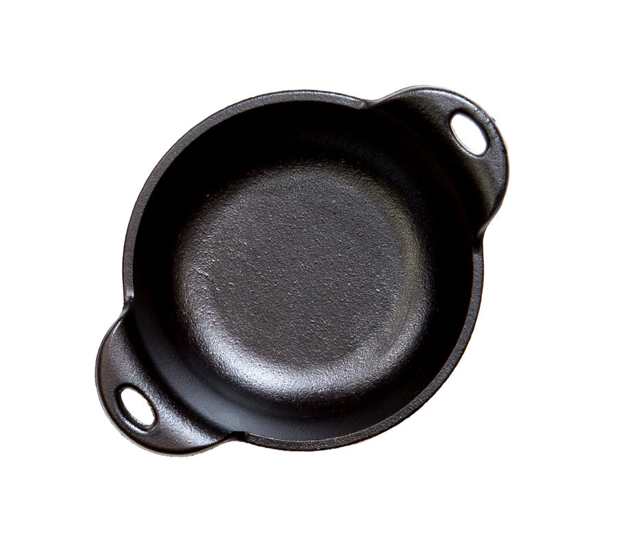 Heat-Treated 12 Ounce Cast Iron Mini Serving Bowl 