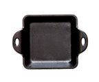 Heat-Treated 10 Ounce Square Cast Iron Mini Server 