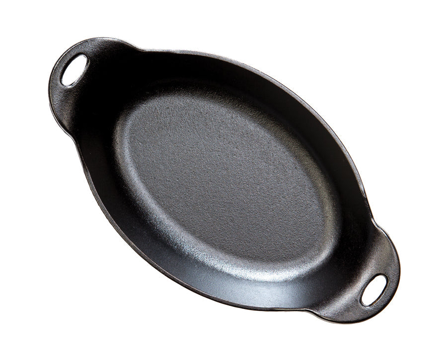 Heat-Treated 36 Ounce Oval Cast Iron Server 