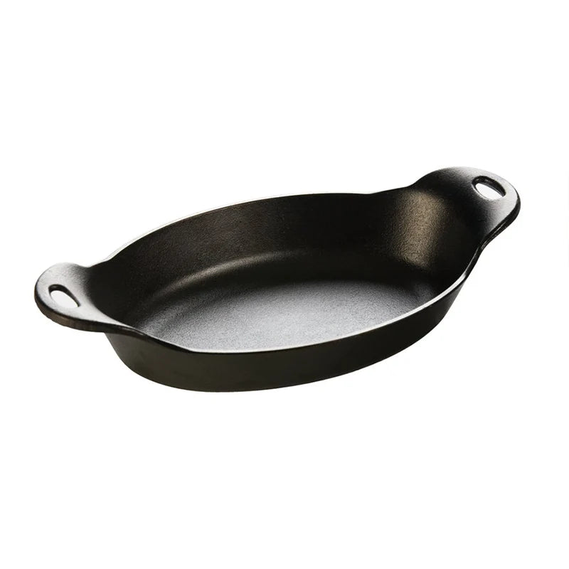 Heat-Treated 36 Ounce Oval Cast Iron Server 