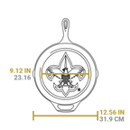 12 Inch Cast Iron Scouts Skillet 