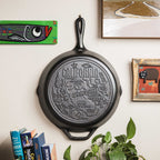 American Road Trip: 12 Inch Seasoned Cast Iron Skillet. California