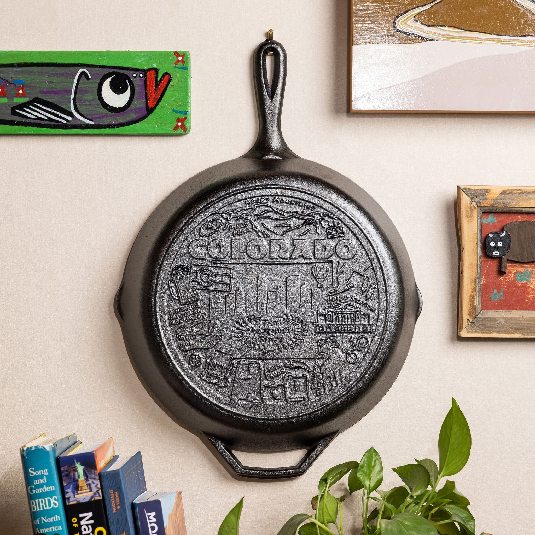 American Road Trip: 12 Inch Seasoned Cast Iron Skillet. Colorado