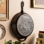American Road Trip: 12 Inch Seasoned Cast Iron Skillet. Connecticut