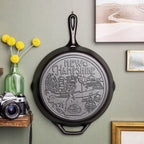 American Road Trip: 12 Inch Seasoned Cast Iron Skillet. New Hampshire
