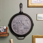 American Road Trip: 12 Inch Seasoned Cast Iron Skillet. New Jersey