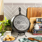 American Road Trip: 12 Inch Seasoned Cast Iron Skillet. Virginia