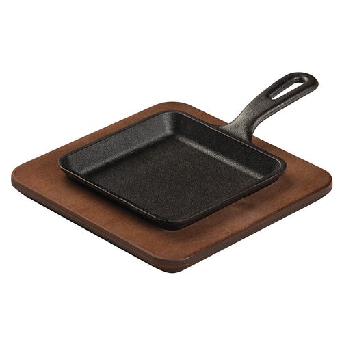 5.5 Square Walnut Wood Underliner 