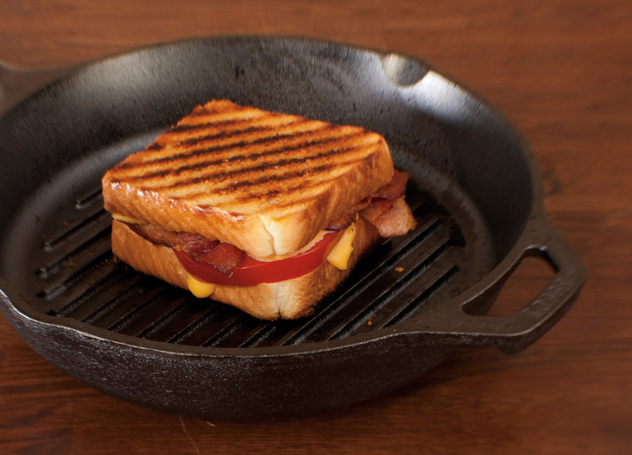 Round Cast Iron Grill Pan