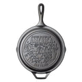 Lodge 10.25 Inch Seasoned Cast Iron Skillet. USA Icons