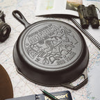 Lodge 10.25 Inch Seasoned Cast Iron Skillet. USA Icons