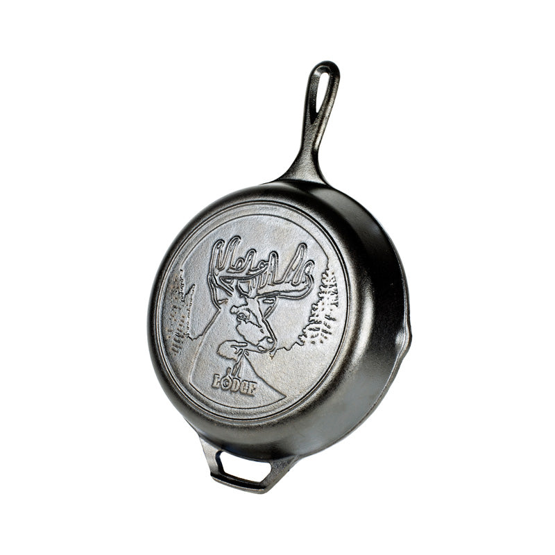 Wildlife Series™ 10.25 Inch Cast Iron Deer Skillet