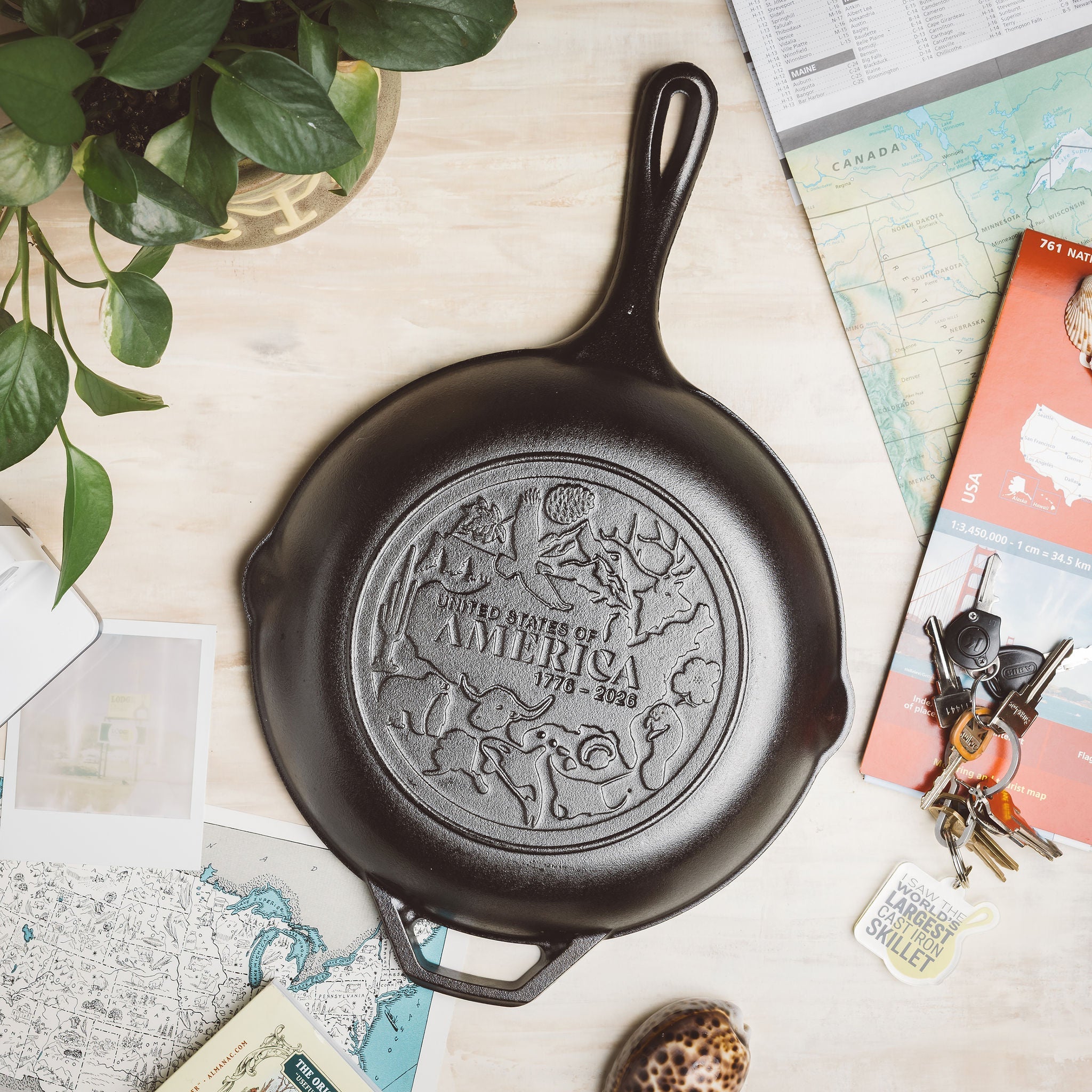Lodge Chef Collection 10 Inch Seasoned Cast Iron Skillet. USA Frontier