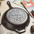 Lodge Chef Collection 10 Inch Seasoned Cast Iron Skillet. USA Frontier