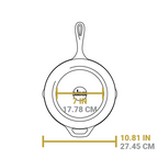 Lodge Chef Collection 10 Inch Seasoned Cast Iron Skillet. USA Frontier