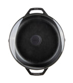 Chef Collection 12 Inch Cast Iron Everyday Pan 