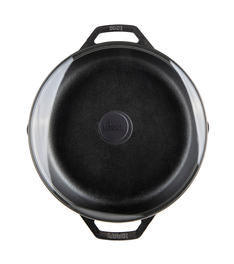 Chef Collection 12 Inch Cast Iron Everyday Pan 