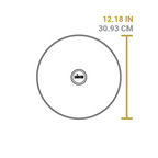 Chef Collection 12 Inch Cast Iron Everyday Pan 