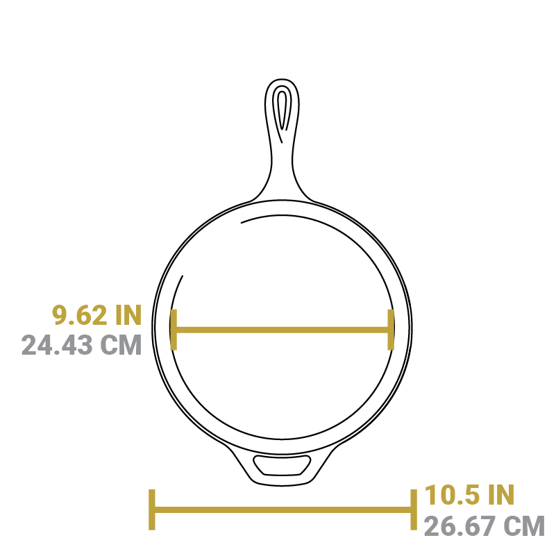 Wanderlust 3.2 Quart Cast Iron Cabin Combo Cooker