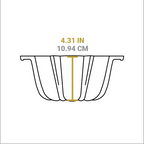 Seasoned Cast Iron Fluted Cake Pan