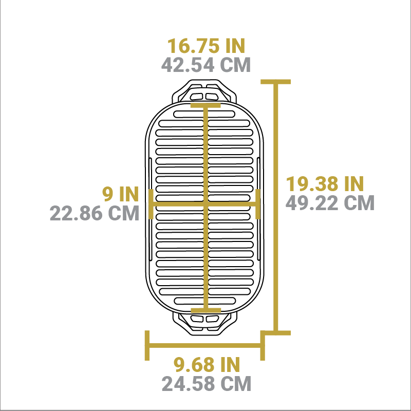 Sportsman's Pro Cast Iron Grill™