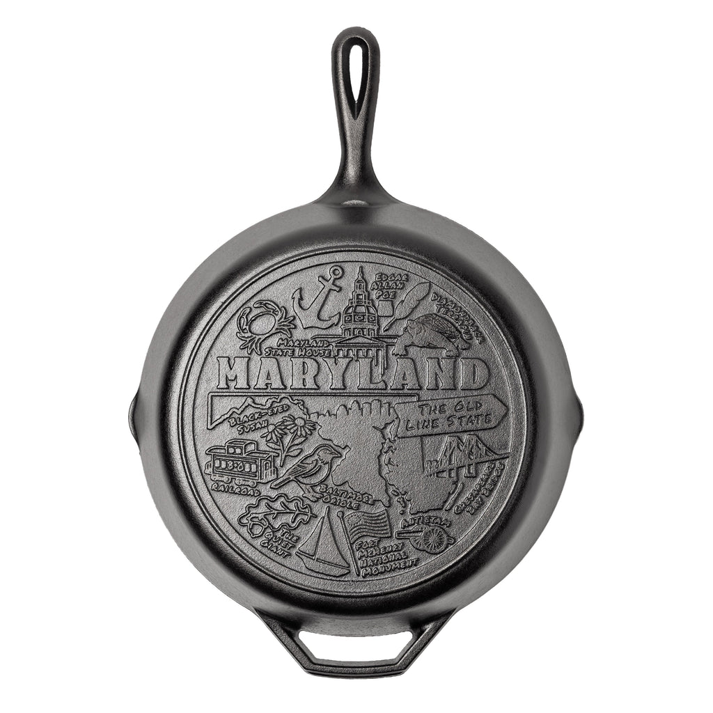 American Road Trip: 12 Inch Seasoned Cast Iron Skillet. Maryland