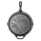 American Road Trip: 12 Inch Seasoned Cast Iron Skillet. South Carolina