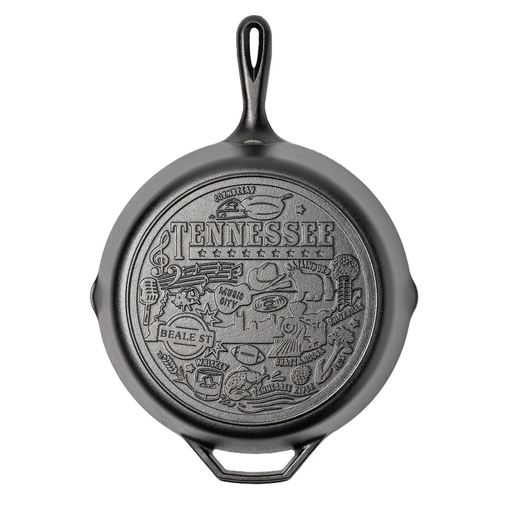 American Road Trip: 12 Inch Seasoned Cast Iron Skillet. Tennessee