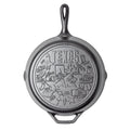 American Road Trip: 12 Inch Seasoned Cast Iron Skillet. Texas