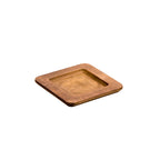 5.5 Square Walnut Wood Underliner 