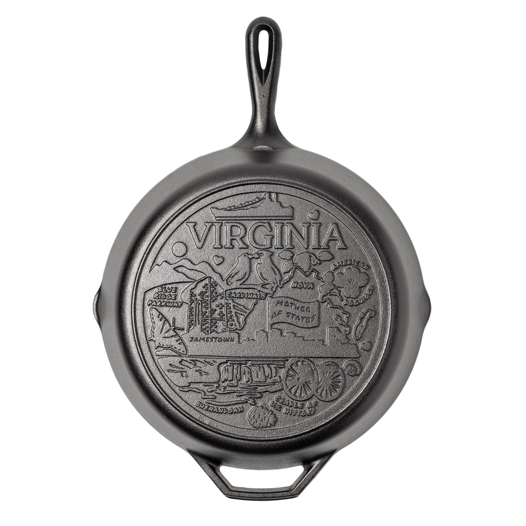 American Road Trip: 12 Inch Seasoned Cast Iron Skillet. Virginia