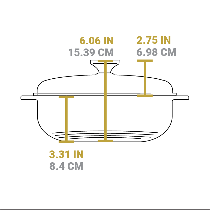 3 Quart Essential Enamel Dutch Oven