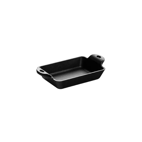 Heat-Treated Rectangular Cast Iron Mini Server 