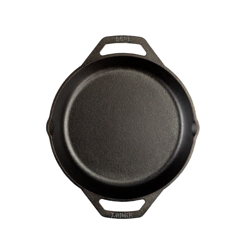 Cast Iron Dual-Handle Pan